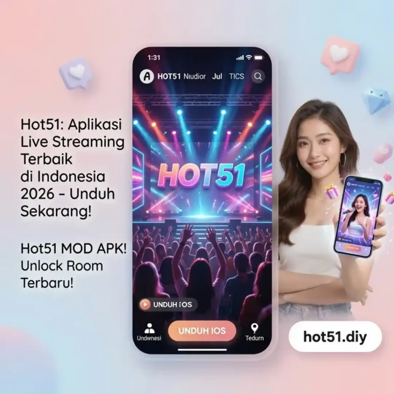 Hot51: Aplikasi Live Streaming Terbaik Indonesia 2026 - Unduh APK Resmi & MOD APK Terbaru