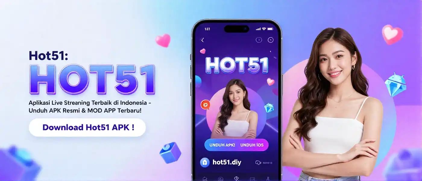 Hot51: Aplikasi Live Streaming Terbaik Indonesia 2026 - Unduh APK Resmi & MOD APK Terbaru