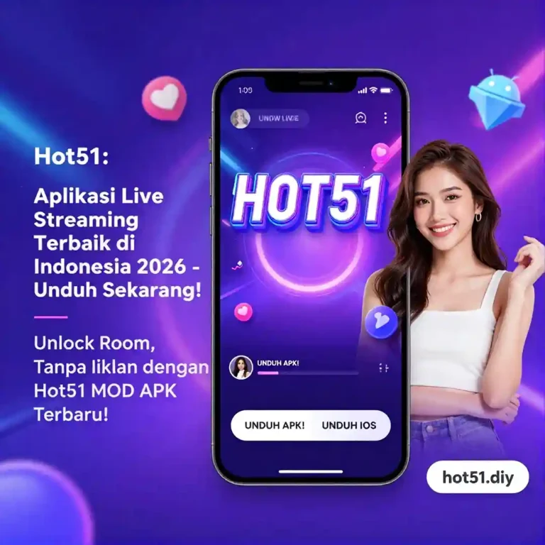 Hot51: Aplikasi Live Streaming Terbaik Indonesia 2026 - Unduh APK Resmi & MOD APK Terbaru